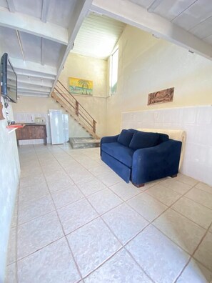 Basic Chalet | Living area | 20-inch LED TV with satellite channels