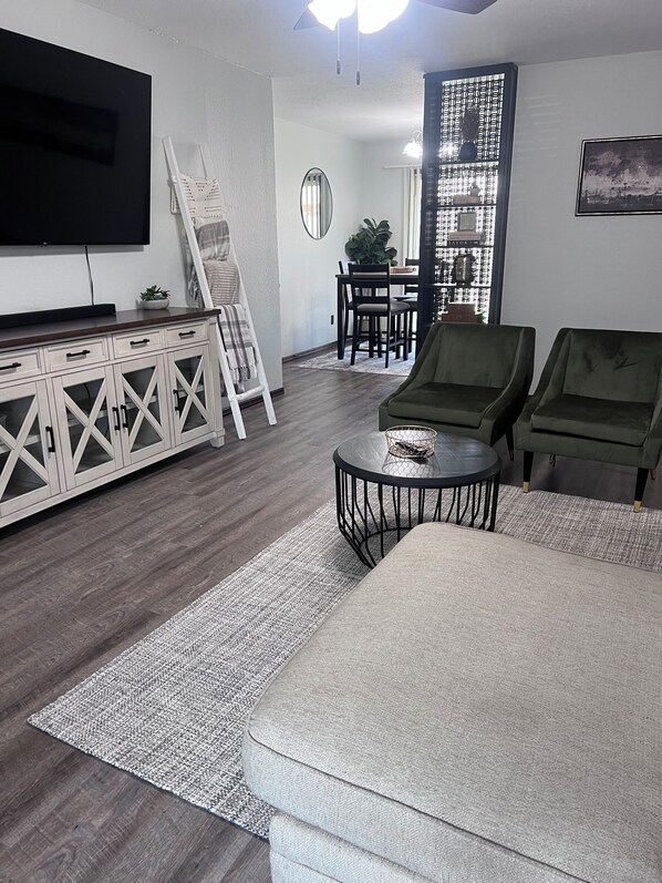 Living area - COZY 2Bedroom/1Bath Duplex  (Enid)