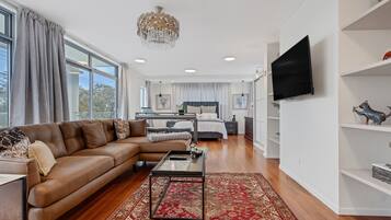 Executive Double Room, 1 Bedroom, Terrace | 1 bedroom, premium bedding, desk, laptop workspace