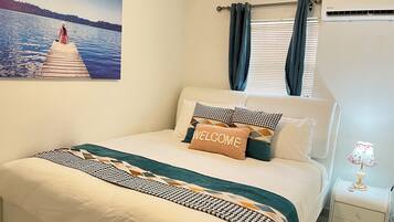 1 habitación y ropa de cama