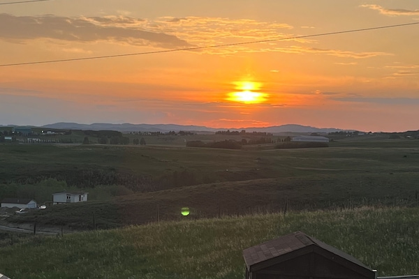 Blick von der Unterkunft