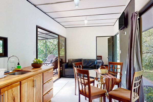 Interior - Inviting riverfront home with mountain views, full kitchen, & dog-friendly (Tarrazu)