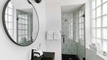 Shower, hair dryer