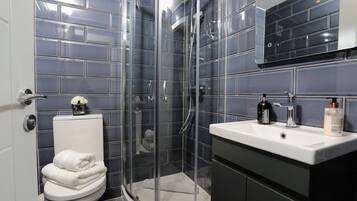 Shower, hair dryer