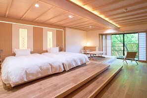 Comfort-Suite | 1 Schlafzimmer, hochwertige Bettwaren, Betten mit Memory-Foam-Matratzen