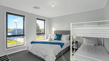 5 bedrooms, iron/ironing board, travel cot, free WiFi