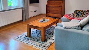 Fernseher, Kamin