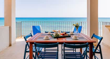 Apollo's Terraces-Beach apartments less than 20 m from the sea! Grecale