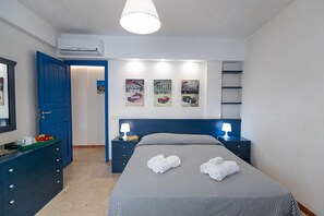 3 dormitorios, tabla de planchar con plancha, cuna de viaje y wifi