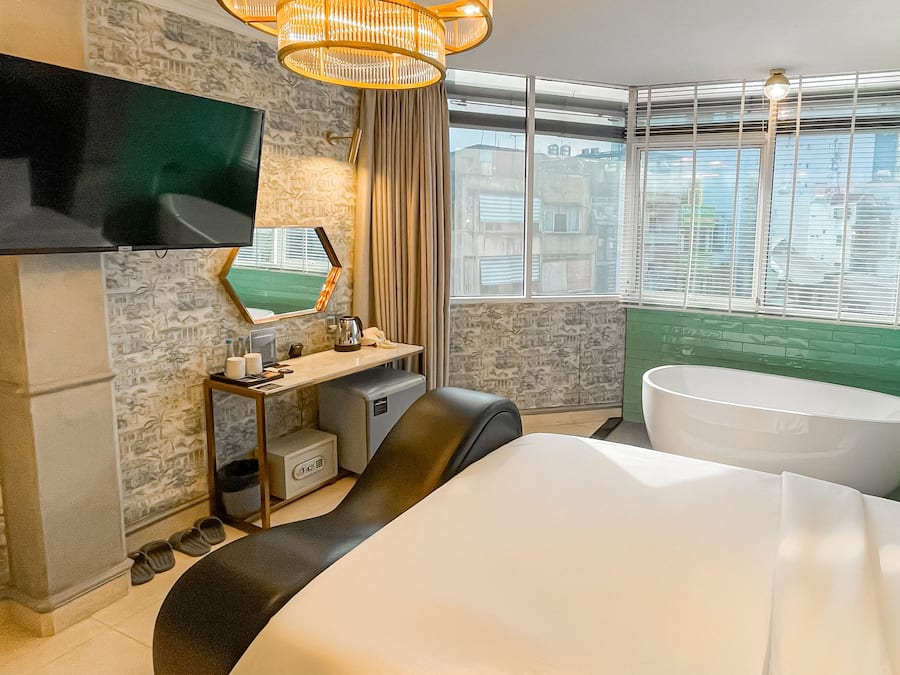 Luxury Double Room | Individually decorated, individually furnished, desk, laptop workspace