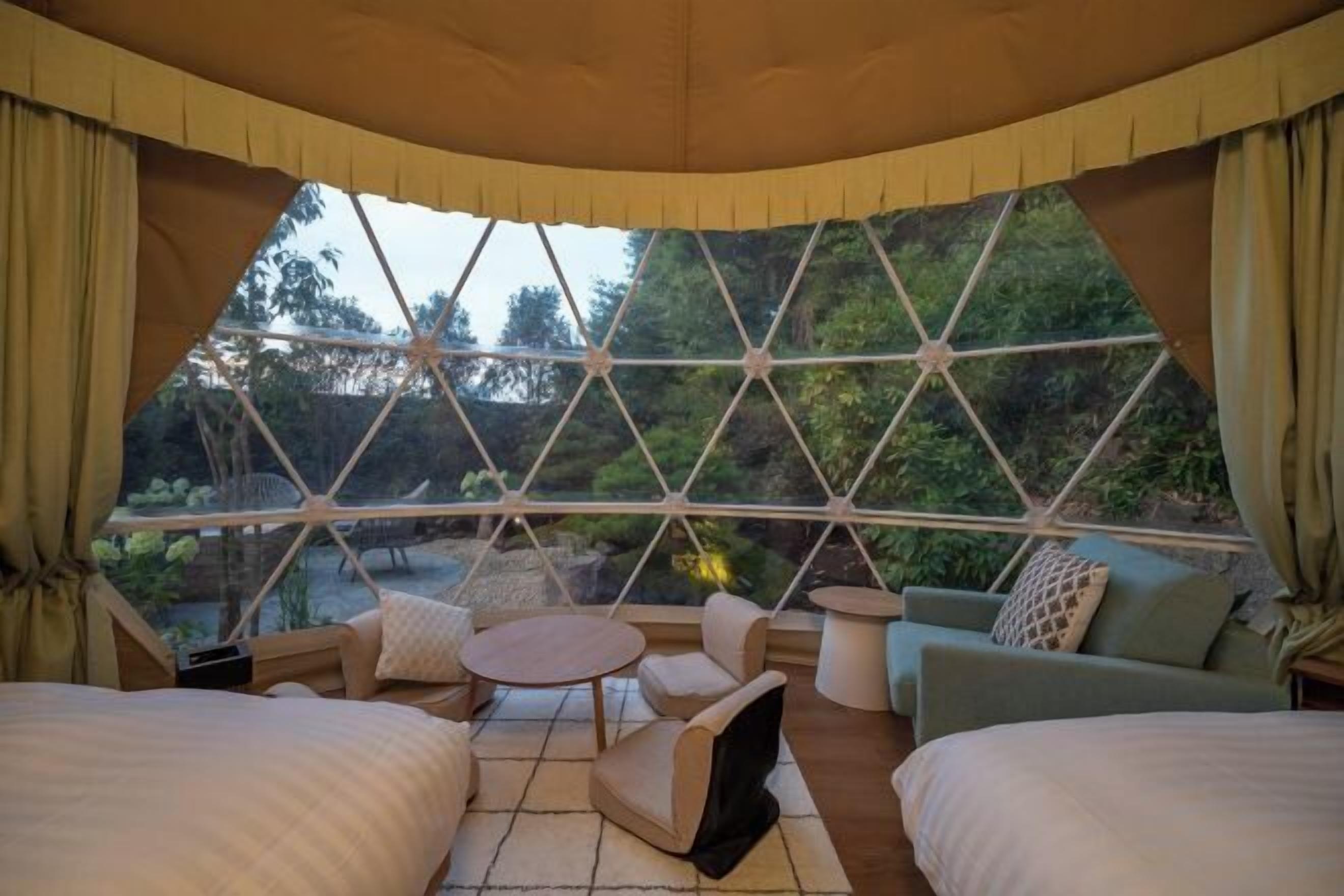 Premium bedding, down comforters, free minibar, in-room safe