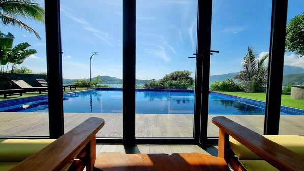 Panoramic-Villa, Strandblick | Eigener Pool