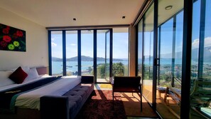 Panoramic Villa, Beach View | Egyptian cotton sheets, premium bedding, down duvets, memory-foam beds - The Ocean Front Villa Nha Trang Abogo (Nha Trang)