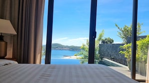 Villa Premium, 4 habitaciones, vistas a la playa | Vistas desde la habitación
