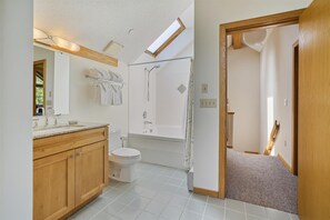 シャワー付き浴槽、タオル