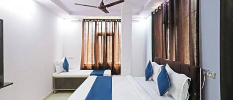 Premium bedding, free minibar items, individually furnished