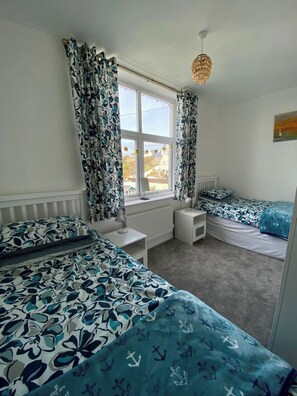 2 bedrooms, iron/ironing board, travel crib, WiFi