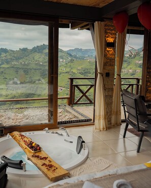 Exclusive-Chalet | 1 Schlafzimmer, Bettwäsche aus ägyptischer Baumwolle