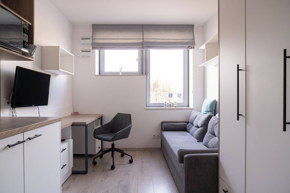 Superior studio | 1 slaapkamer, een strijkplank/strijkijzer, gratis wifi, beddengoed