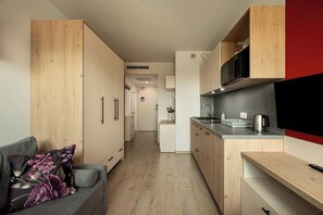 Studio Suite | Iron/ironing board, free WiFi, bed sheets - RentPlanet - Apartamenty Dyrekcyjna (Wroclaw)