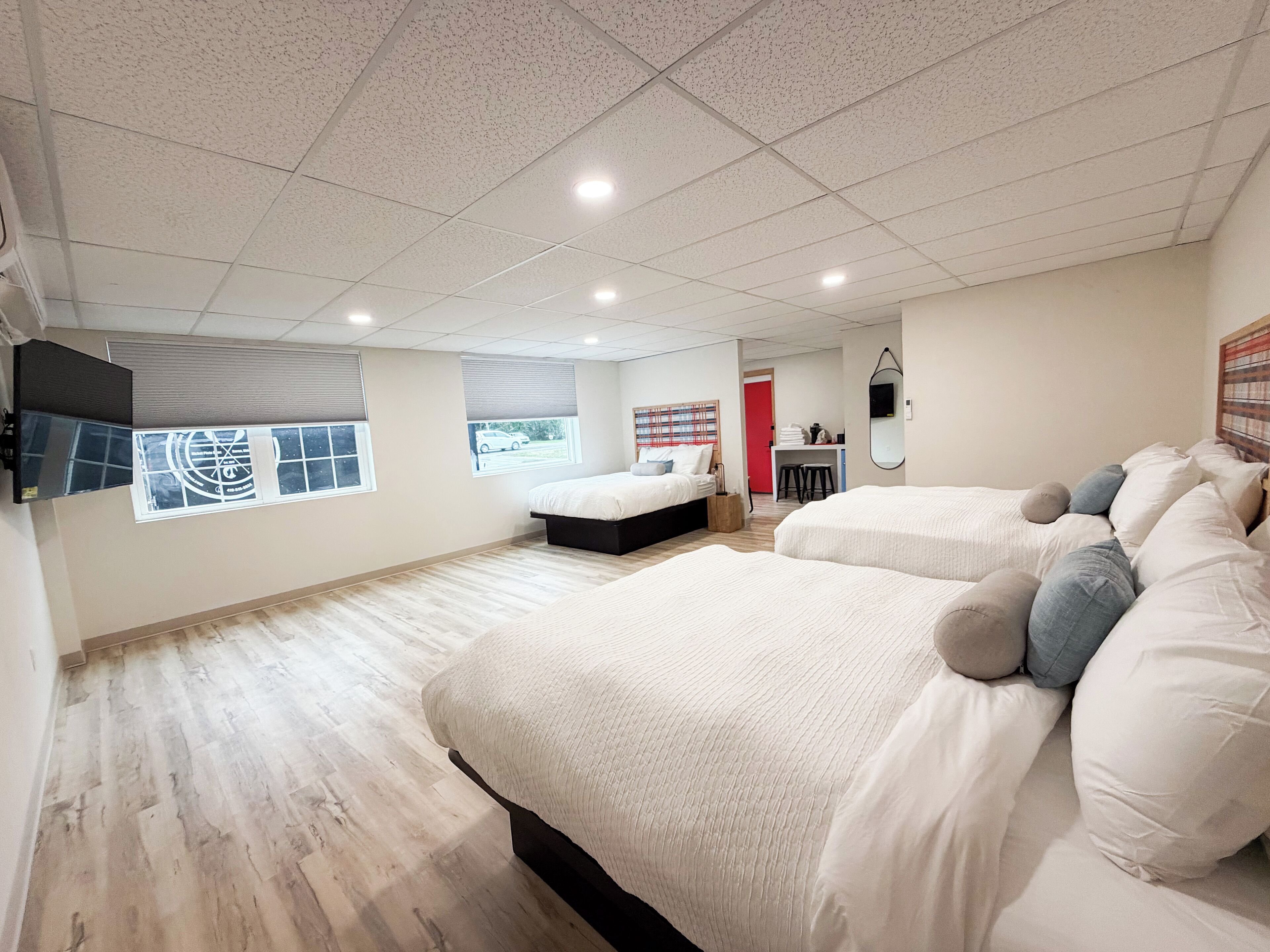 Premium bedding, down duvets, Tempur-Pedic beds, free WiFi