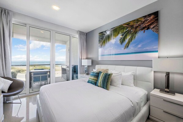 2 bedrooms, iron/ironing board, free WiFi, bed sheets - Sip of Sunshine Condo Oceanfront in Aruba (Noord)