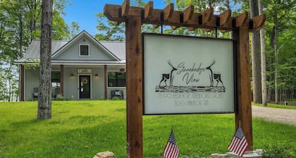 Modern Egg Harbor Home | Dog-Friendly + Fire Pit