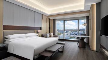 Quarto, 1 cama King (View) | 1 quarto, roupas de cama premium, edredons de pluma