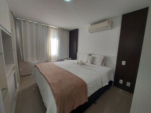 1 bedroom, iron/ironing board, free WiFi, bed sheets - Apple Flat Christmas (Ponta Negra Natal)