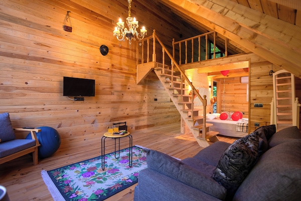 TV de tela plana 105 cm com canais via satélite, TV