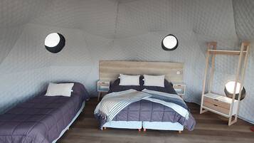 1 bedroom, individually decorated, bed sheets, wheelchair access