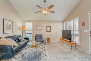 Smart-tv och en stereo