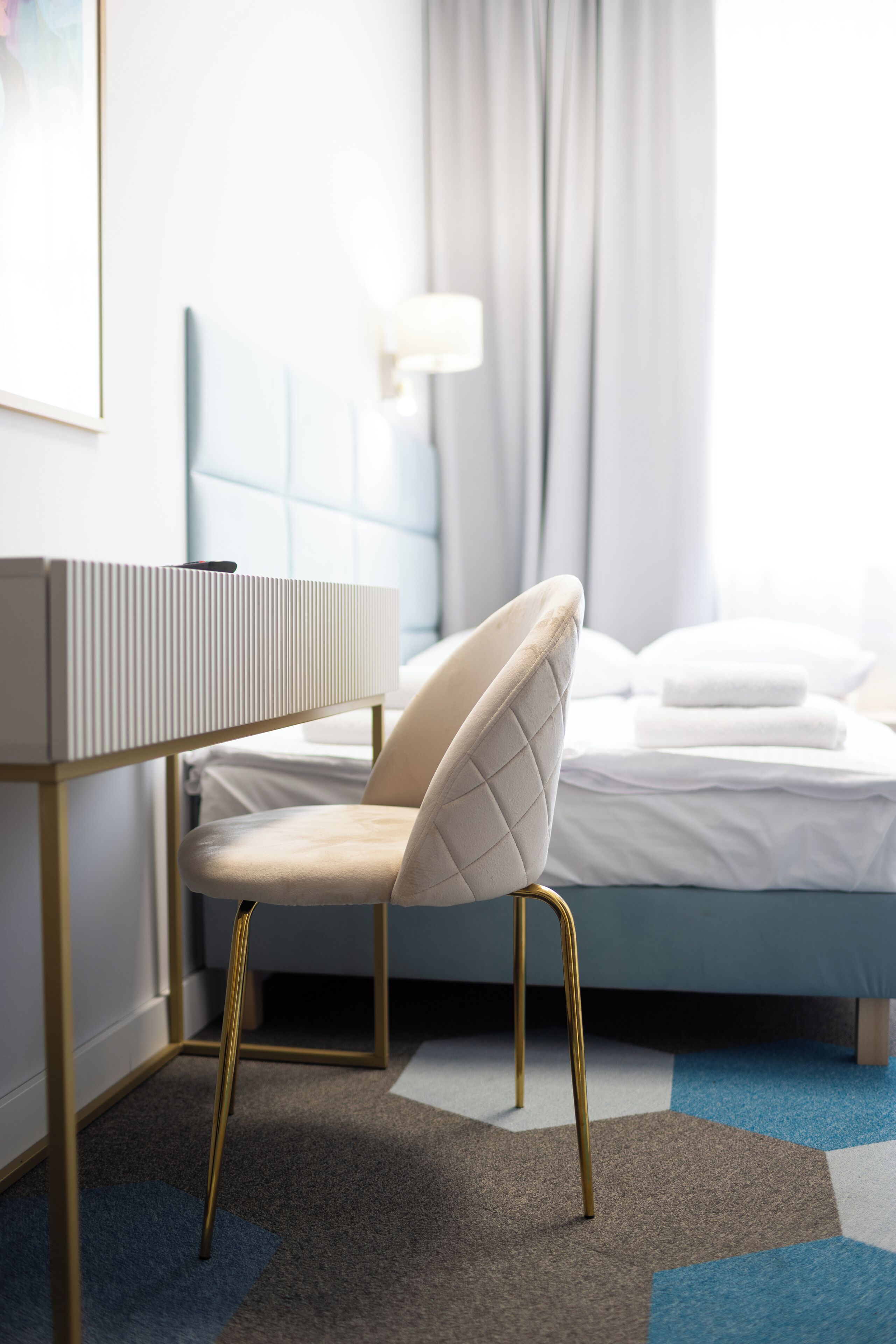 Individually decorated, individually furnished, blackout curtains