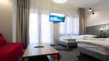 Apartment Twin Bed with Sofa bed, Private Bathroom