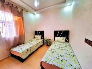 2 quartos, Wi-Fi, roupa de cama