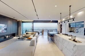 Télévision, cheminée, jeux vidéo, livres