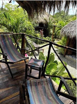 Cabin, 1 Queen Bed with Sofa bed | Terrace/patio