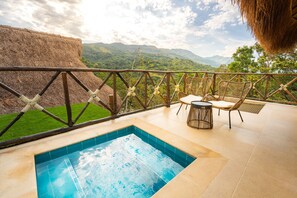 Deluxe Cabin, Mountain View | Terrace/patio