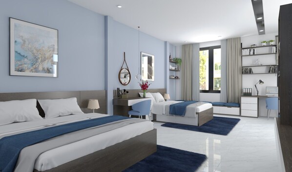 Estudio familiar | Ropa de cama de alta calidad, edredón y camas con efecto memoria 