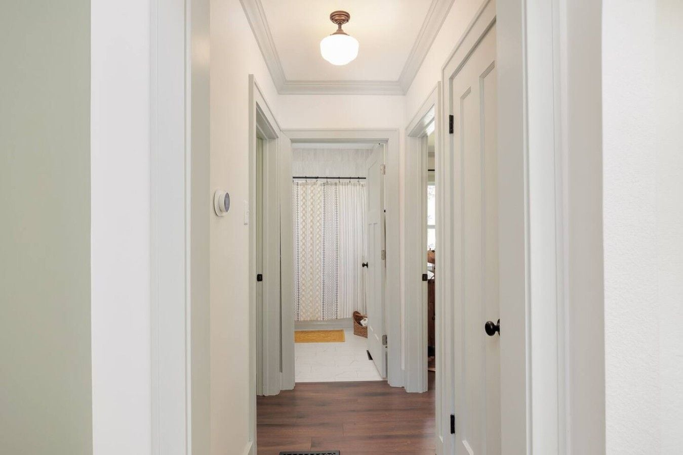 Clean, comfortable, and thoughtfully appointed, the bathroom has everything you need to start your morning refreshed and unwind at the end of the day.