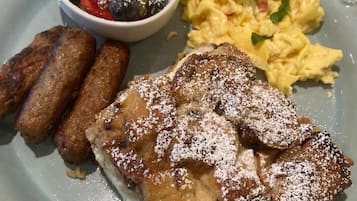 Free daily full breakfast