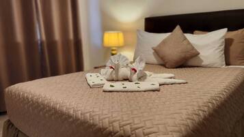 Wifi gratis y ropa de cama