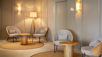 Sala de estar en el lobby