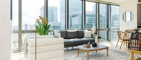 37-inch TV with cable channels