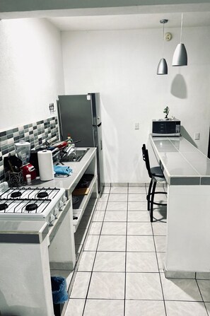 Private kitchen - Complete Apartment Near the Malecon and the Beach (Puerto Vallarta)