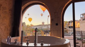 Blick von der Unterkunft