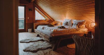 Chalet mit Kamin für 10 Personen 5 DZ Nähe Semmering Stuhleck Rax Schneeberg