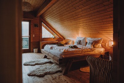 Chalet mit Kamin für 10 Personen Nähe Semmering Stuhleck Rax Schneeberg