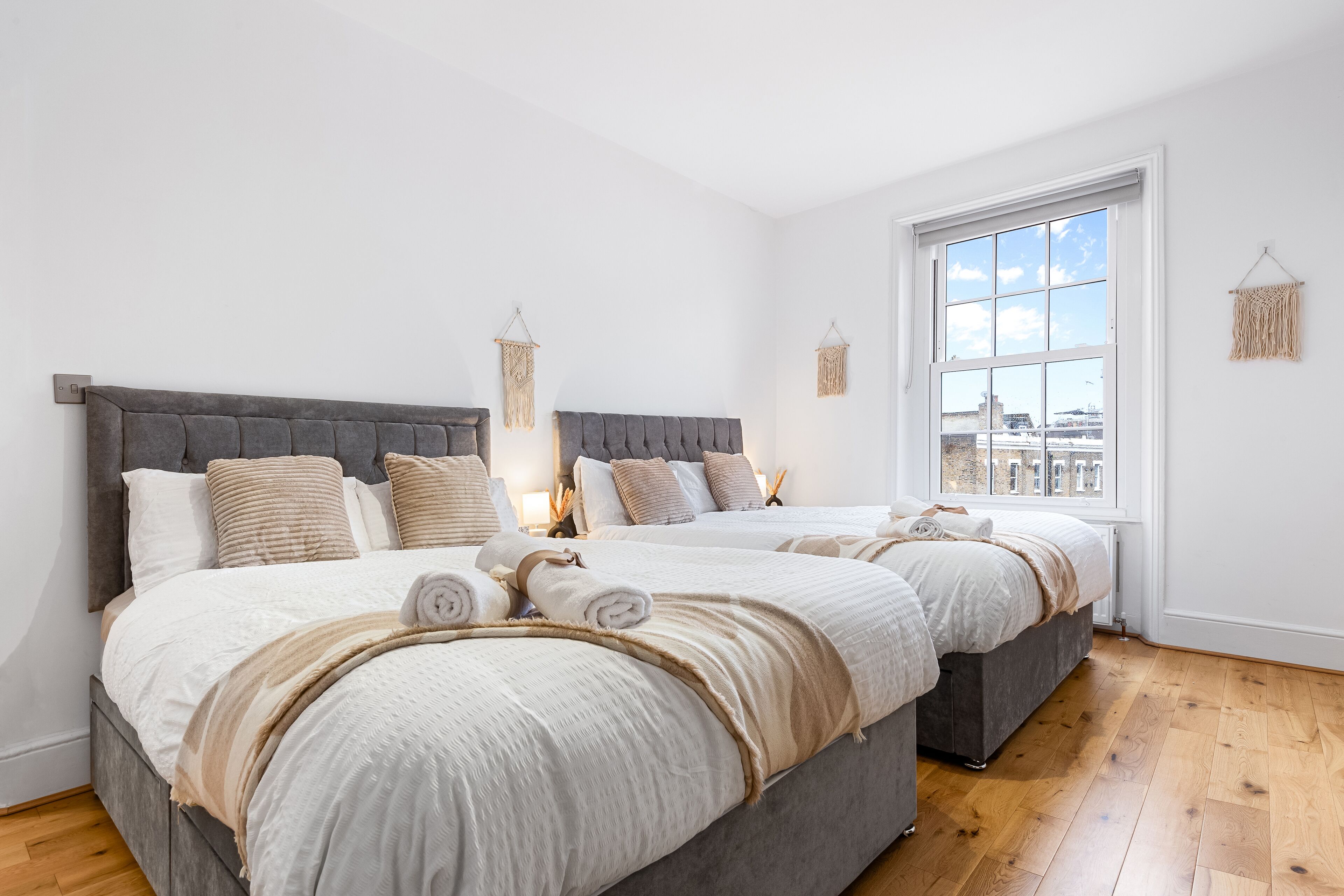 3 bedrooms, iron/ironing board, travel cot, WiFi