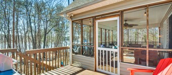 Lake Hartwell Retreat w/ 2-Tier Dock & Boat Slip!